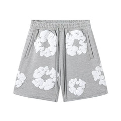 Denim Tears Casual Summer Shorts Grey